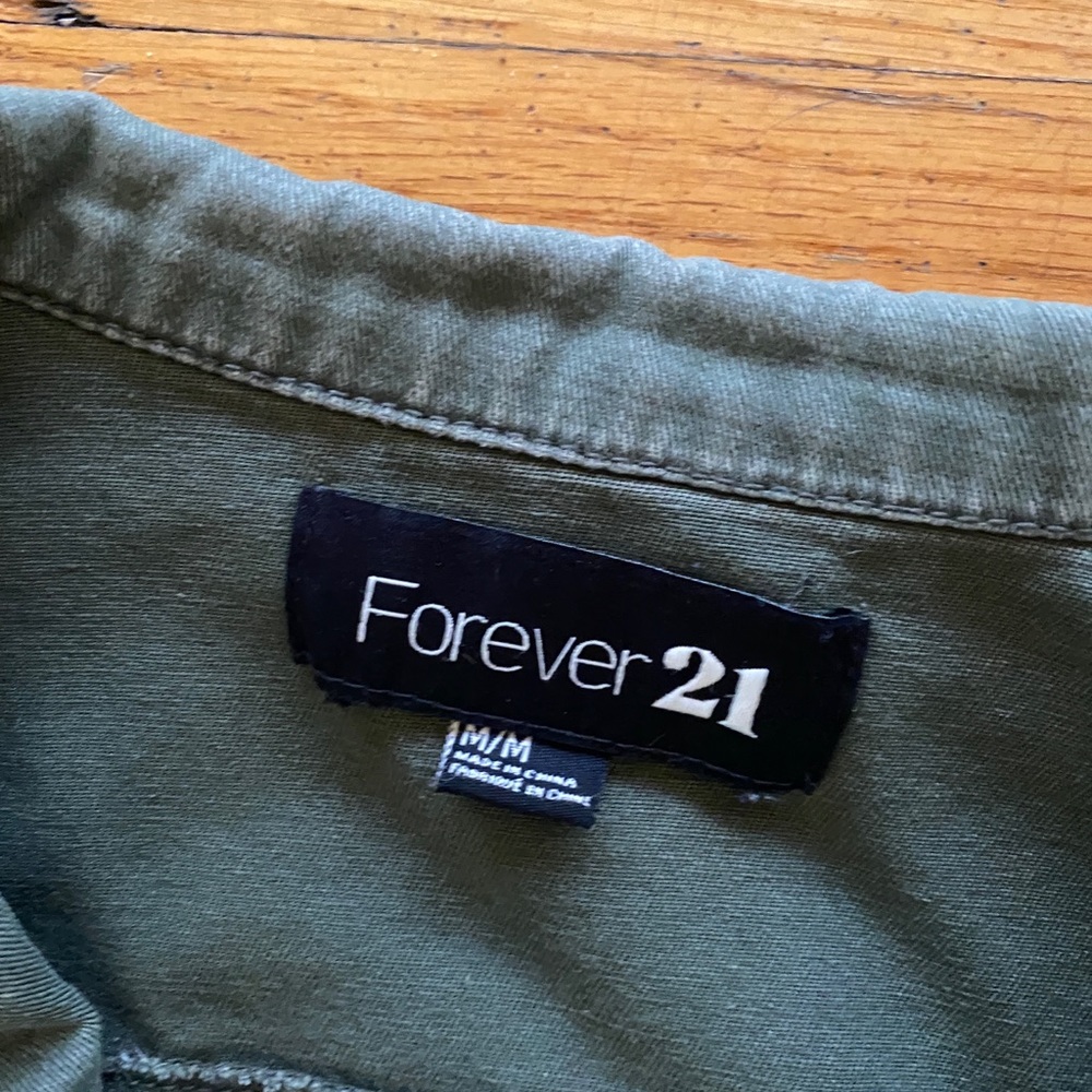 Army Green Utility Jacket - Picture 3 of 3